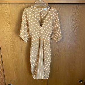 Altar’d State Striped Burnt Orange Dress size M